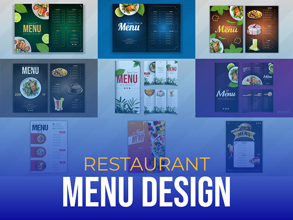 Custom size Restaurant Menu Design