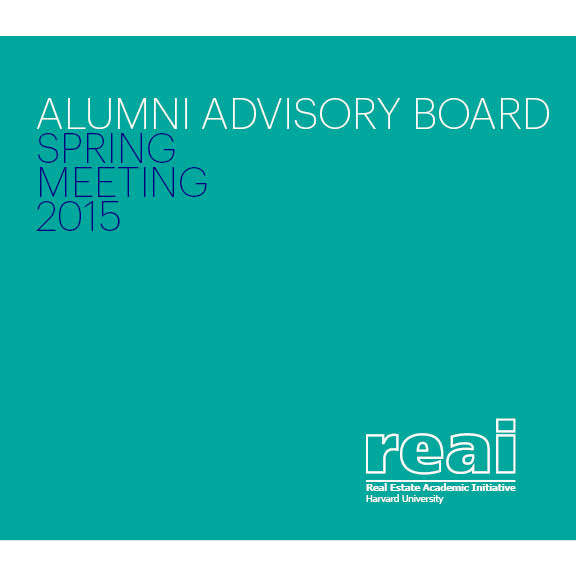 Program alumni board meeting brochure Reai real estate