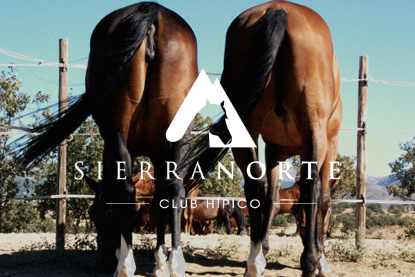 sierra norte horse caballos logo kinseartworks sierra madrid