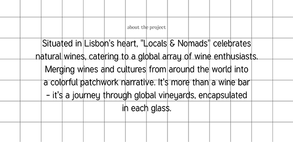 Identity for LOCALS & NOMADS wine bar