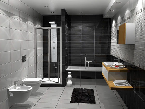 bathroom tiles bathtub shower cabin