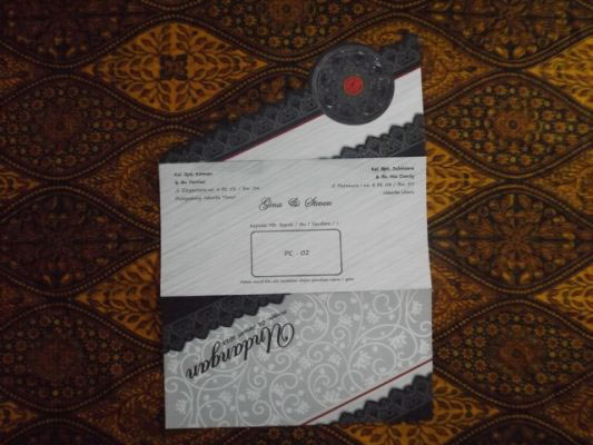 Blangko Undangan Pernikahan dan Daftar Harga desain undangan pernikahan nuansa indonesia president Card Wedding Invitation Undangan Pernikahan President card