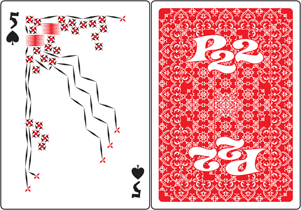 Playing Cards Type Specimen fonts type