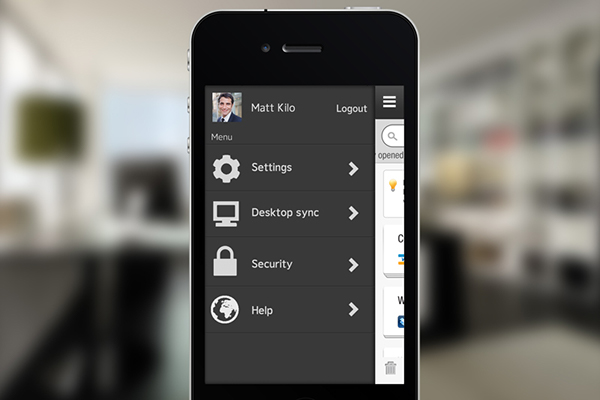 UI ux design ios app application blackarrow Password security keeper safe iphone