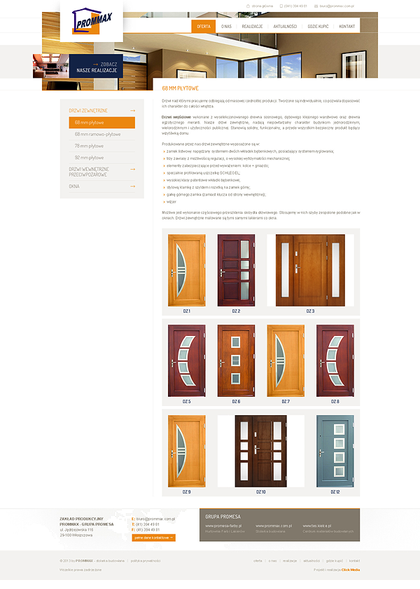 Webdesign Web Website photoshop interactive windows Doors