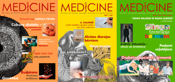 graphic Layout magazine cover medicine