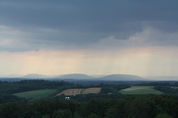 farm light art Amish winery fields corn hay rainbows ducks