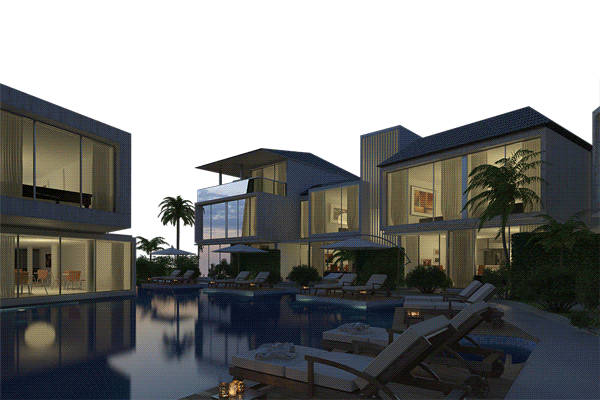 arquitectura photo sunset Pool cabañas colombia dc pixels cesar avila bogota 3D vray 3ds max photoshop piscina vfx