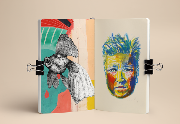 art pastel digital traditional sketchbook
