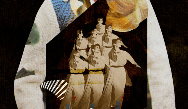 collage mouse woman Dylan Thomas surrealistic masterview