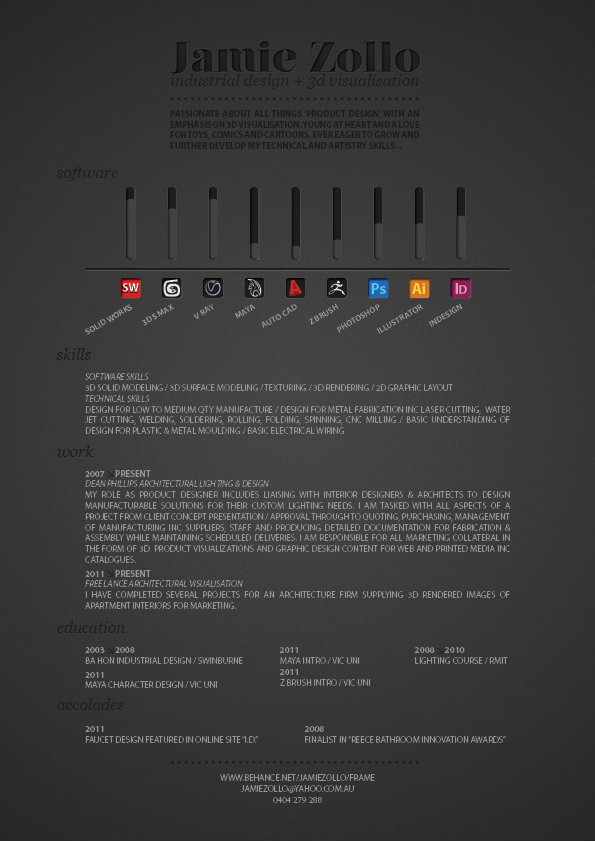 Curriculum Vitae CV Resume