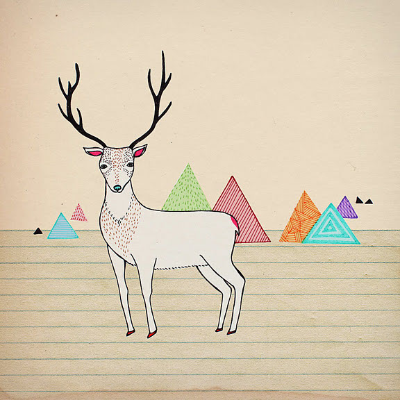 microcuentos belen segarra ilustracion ciervo bird deer