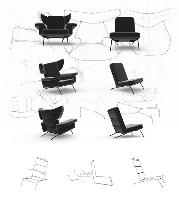 chair furniture Hans Wegner Coach sofa modular home design
