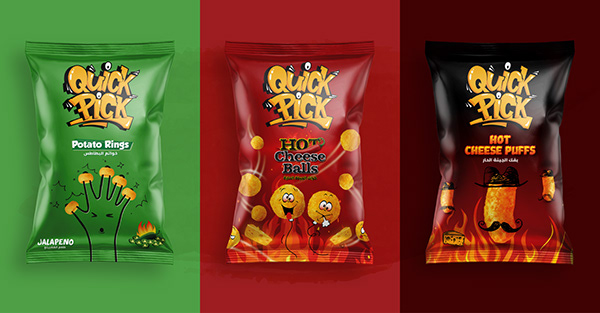 Quick Pick - Snacks branding