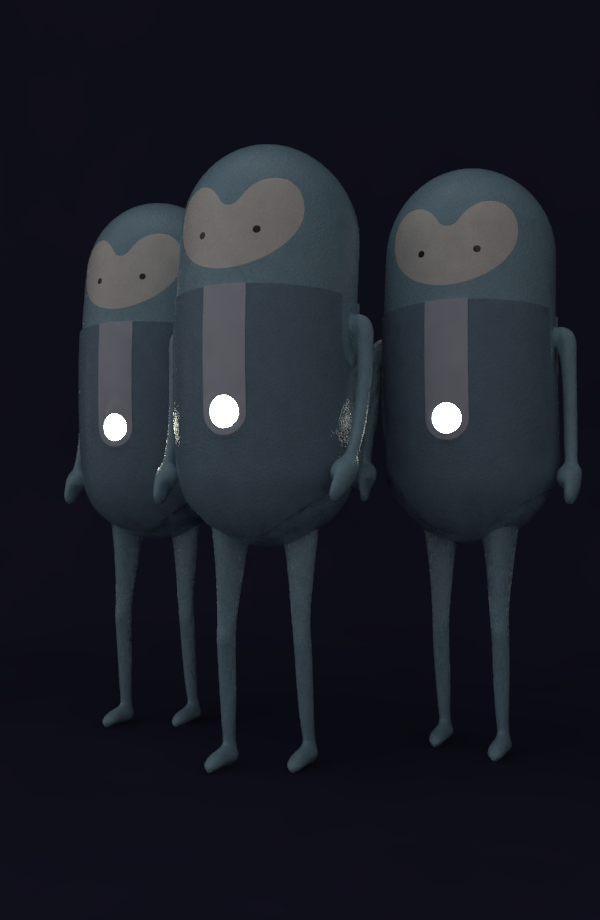 pildora personaje diseño de personajes Character design  3D Character pill render character render personaje