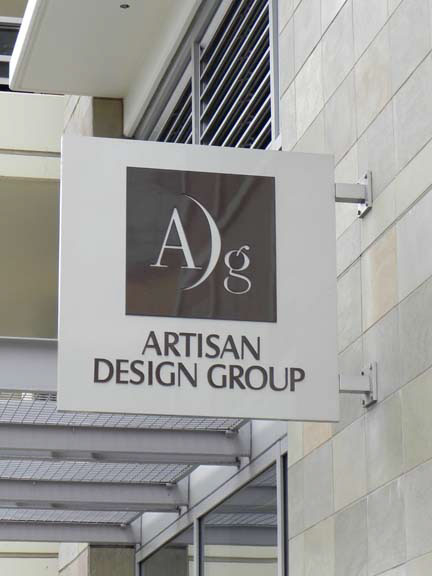 Adobe Portfolio building signs  graphic design Environmental Graphic Design Building Identity