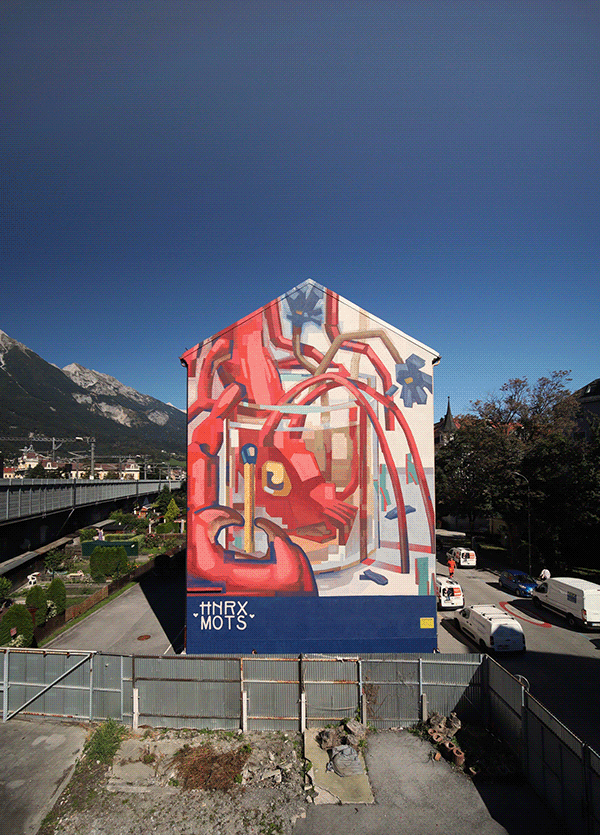 MOTS & HNRX - mural in Innsbruck