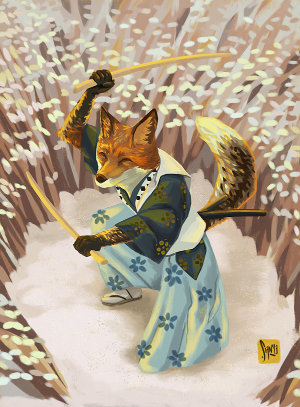samurai Bushi RabiD historic warriors ronin monk FOX Cat tiger