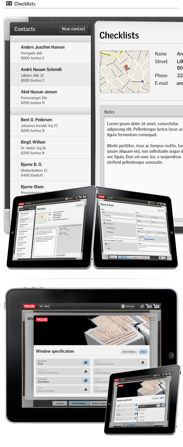 iPad corporate stylish app Interface ios application UI apple checklist settings catalogues inspiration Guide FWA