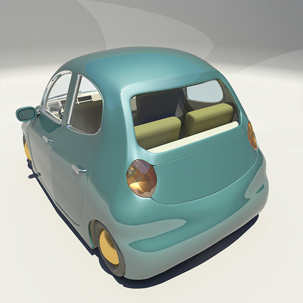 car 3D small Render Maya road drive game Fun