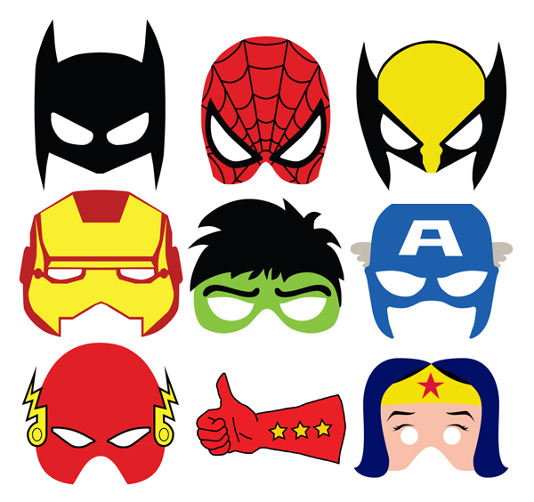 Konvertere Plaske Salg Superheroes masks on Behance