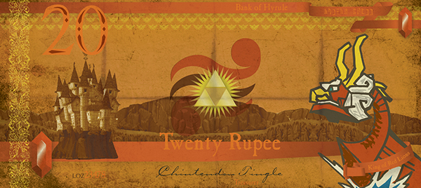 legend zelda money rupees rupee