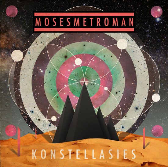 MOSES METRO MAN Konstellasies CD cover album cover Space  skull MK MVP