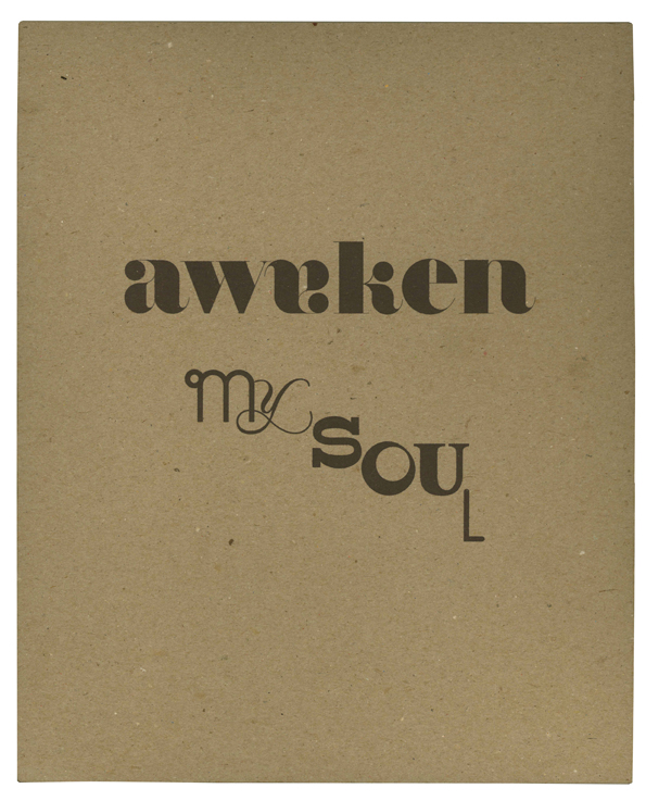 type  design  book  awaken  Photography  experimental section stitch soul graphic hand made