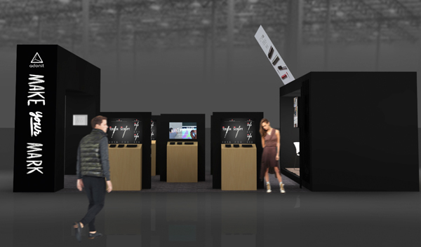 trade Show booth design interaction brand creative adonit ces Consumer Electronics Display
