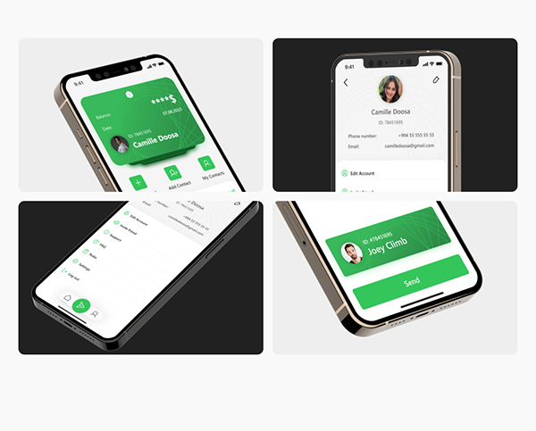 Quick Cash Money Transfer Mobile App Design