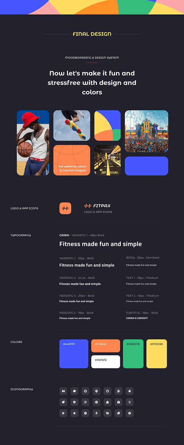 UI UX Case Study for Fitness App