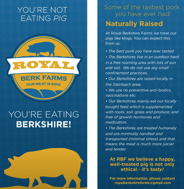 Berkshire Farms brochure logo