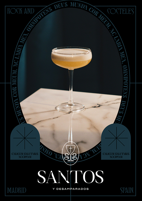 Santos Cocktail Bar Identity