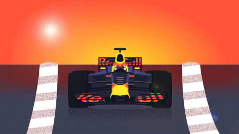 Max Verstappen Red Bull Formula 1 ILLUSTRATION  after effects gif Racing vector motion design dutch