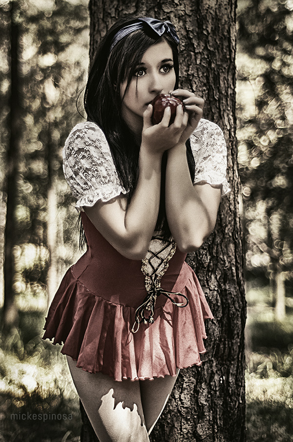 apple girl Photography  portrait postprocessing