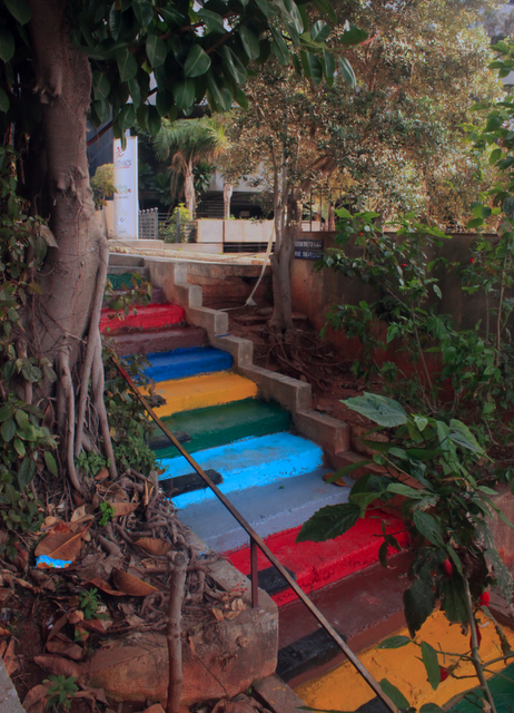 dihzahyners Beirut colorful stairs stairs lebanon paint up