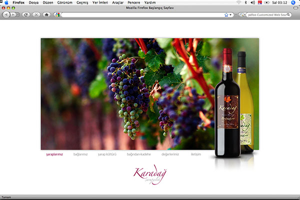 Karadağ Şarapçılık - Wine website