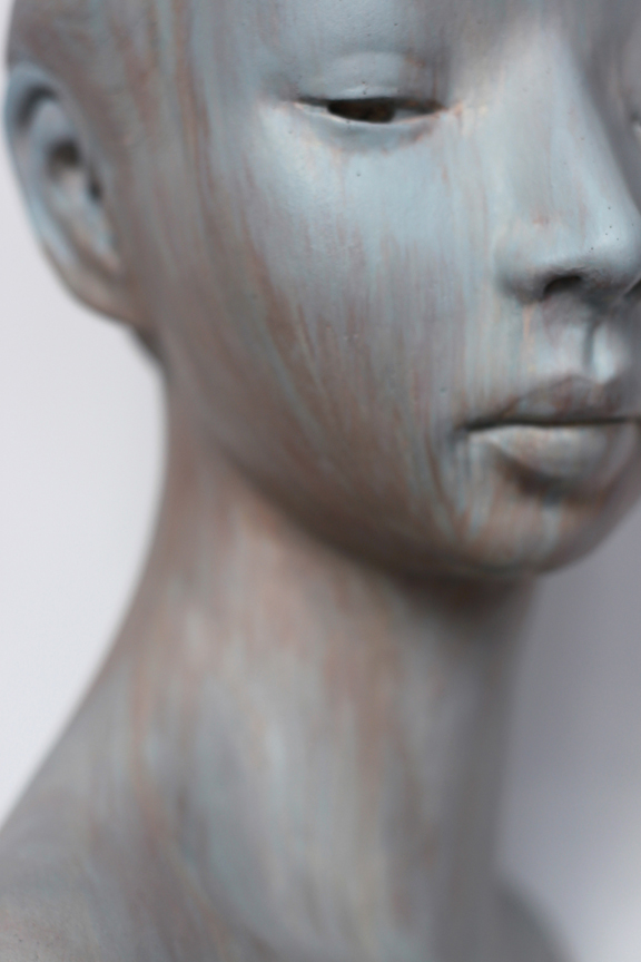 gosia sculpture bust figurative figure portrait rain clay gypsum mold silicone sculptor
