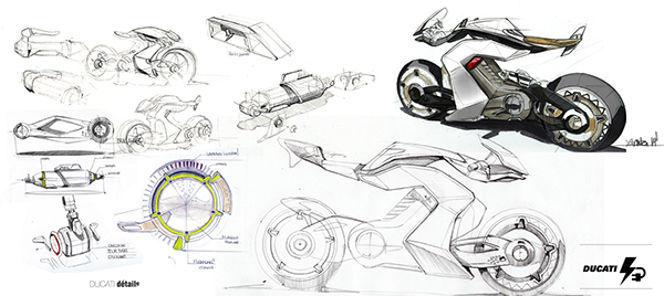 Electric motorcycle PART II on Behance