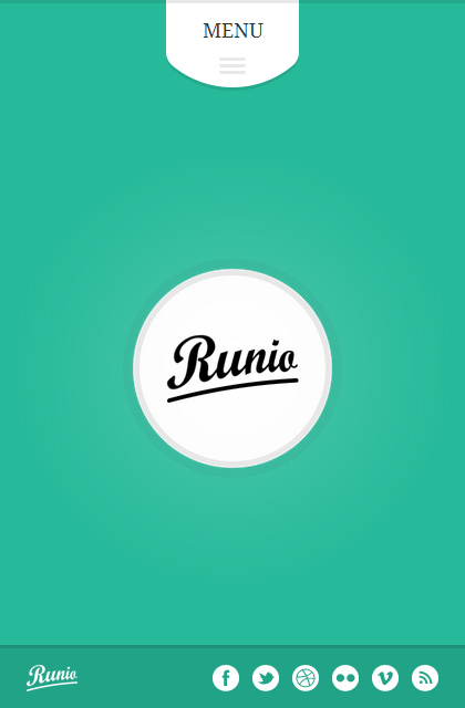 runio mobile mobile template Portfolio template HTML