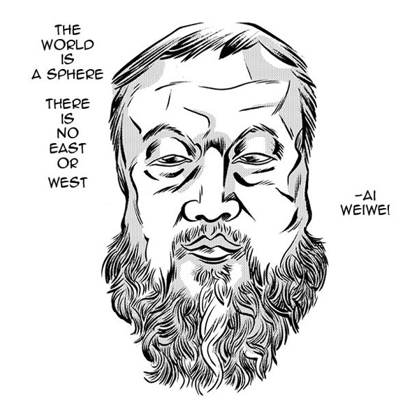 comics Alcatraz Ai Weiwei @large contemporary art