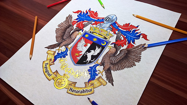 Coat of Arms design - De Guy