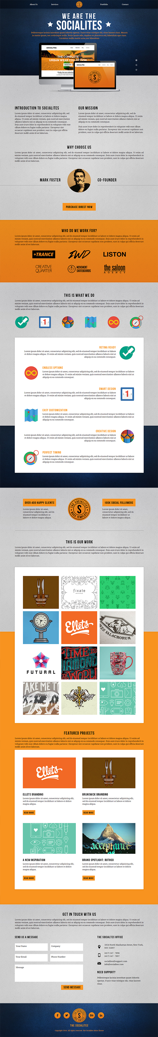 Web design muse showcase texture template
