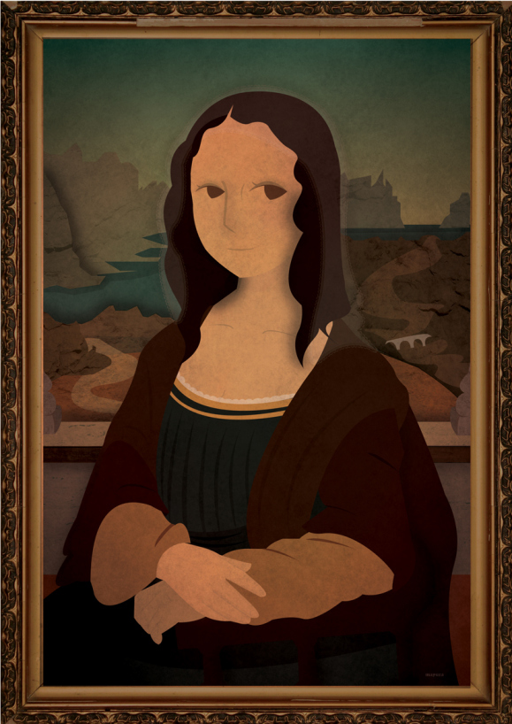 Gioconda Project art  art exhibition artist Blog Creativity Initiative leonardo da vinci Mona Lisa la gioconda Project twitter experiment creative