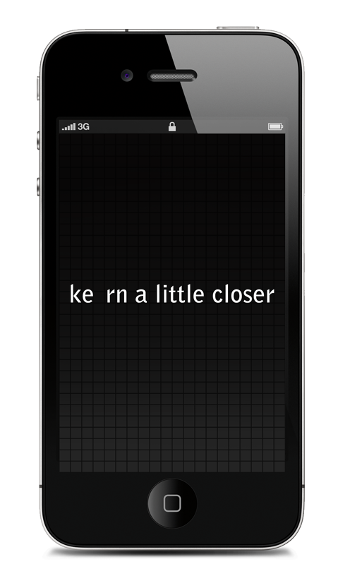 iphone Iphone 4 iPhone 3gs type typo digital interactive app wall wallpaper grid typefaces type face fonts sans serif serif Script Display modern Humanist transitional hoyt mfa texas h2