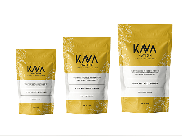 Kava Nation box and Pouch design