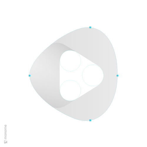 sound abstract gradient play logo Switzerland design brand modern