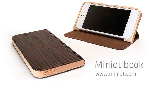 miniot iwood miniot book book wood case bumper protection iphone iphone 5