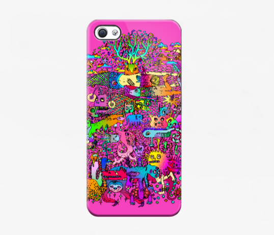 taiwan animal color rainbow happy Young Unique strange queer pink iphone case flourishing thriving peculiar