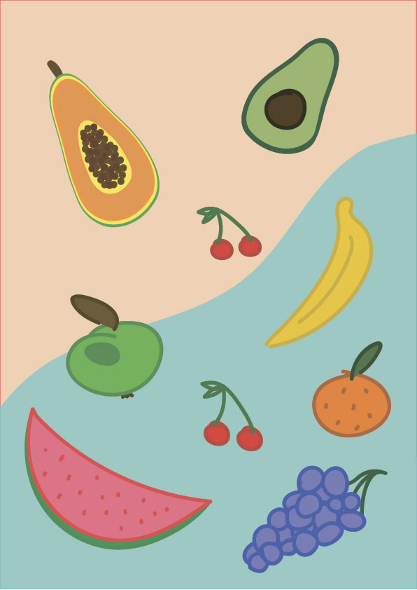 fruits ILLUSTRATION  иллюстрация фрукты